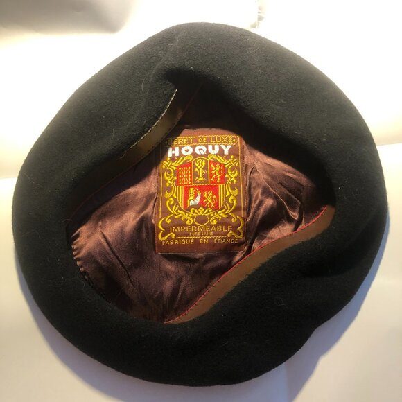 HOQUY Made in France 100% WOOL BERET - Picture 3 of 7
